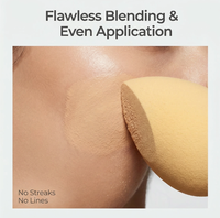 Éponge de maquillage professionnelle de haute qualité pour un maquillage rapide, outil de maquillage, éponge douce haute densité, vente en gros, logo de marque personnalisé, ensemble