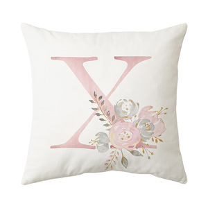 Fodera per cuscino <span class=keywords><strong>con</strong></span> stampa alfabeto a 26 lettere, decorazione moderna minimalista per la casa, federa per divano, vendita all'ingrosso per camera da letto - Product Image 3