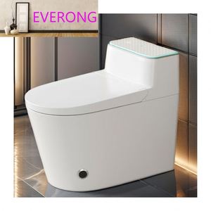 โถสุขภัณฑ์อัจฉริยะพร้อมไฟส่องสว่าง ฝาเปิดอัตโนมัติ ควบคุมด้วยรีโมท ไม่มีข้อจำกัดแรงดันน้ำ รองรับการชำระล้างในกรณีไฟดับ - Product Image 2