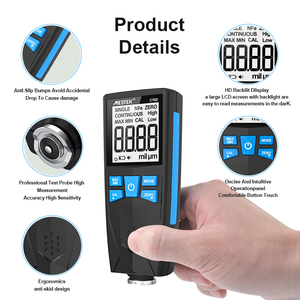 Misuratore di Spessore CT02 per Vernice Auto, Tester per Rivestimenti Non Conduttivi Fe/<span class=keywords><strong>NFe</strong></span> - Product Image 4