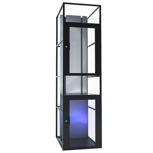 Elevador Híbrido para Escaleras y Ascensor Residencial 2 en 1, Solución para Villas, Hoteles y Casas de Varios Pisos, Cabina Cerrada de PVC, Plataforma para Sentarse - Product Image 2