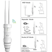 WiFi de 600mbps, 1200mbps Wifi repetidor Punto de Acceso 200m al aire libre puente inalámbrico CPE impermeable de largo alcance extensor Wifi