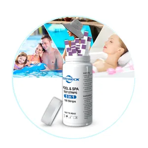 Tira de prueba de calidad de agua para bañera de hidromasaje, tiras de prueba para piscina de Spa 5 en 1, gran oferta