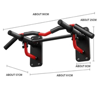 Équipement de fitness intérieur Gym à domicile Barre horizontale murale multifonctionnelle Entraînement des muscles des bras Pull-ups Support pour sacs de sable