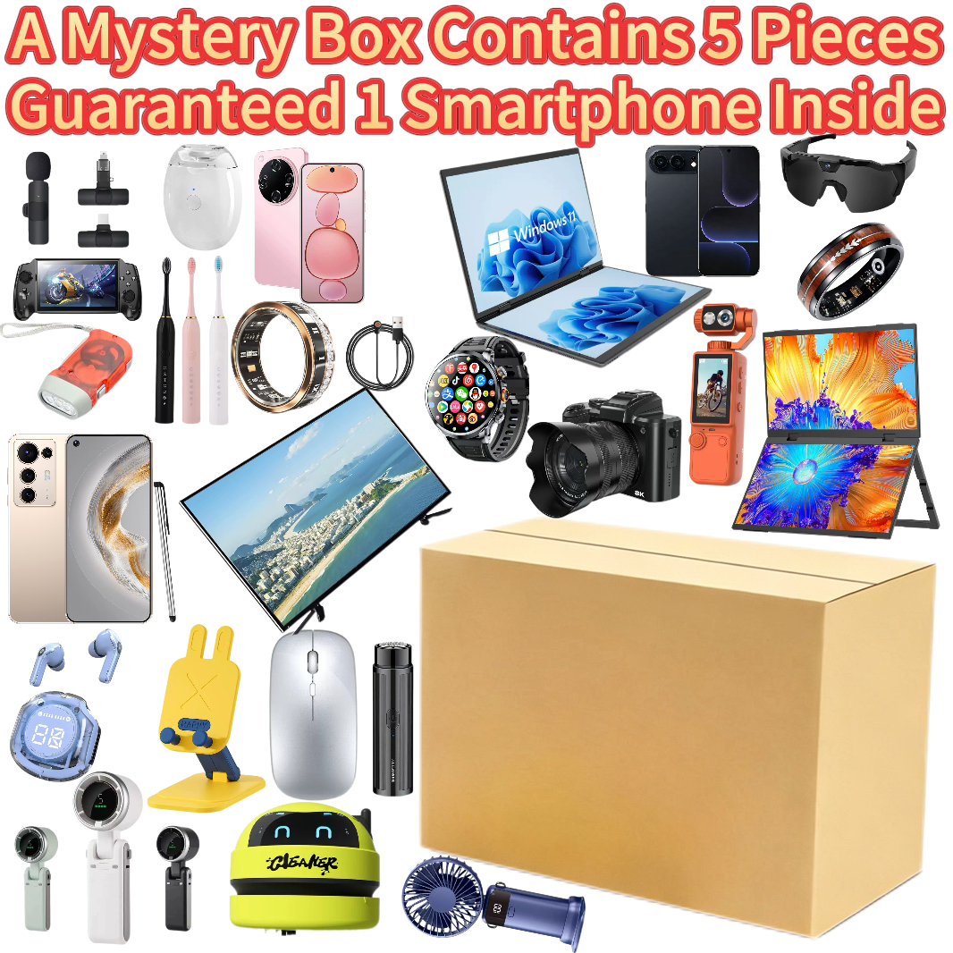 1 Caja Sorpresa con 5 Artículos incl. 1 Smartphone (Múltiple)