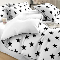 Ensemble de literie de luxe personnalisé à marque privée chinoise pour 2 personnes, ensemble de housse de couette pour 3 personnes, drap de lit