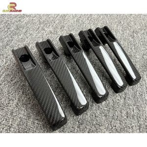 Manijas de Puerta de Fibra de Carbono Brillante para Mercedes Benz Clase G W464 G500 G350 G63 2019-2024, Piezas de Repuesto para Automóviles, Molduras Laterales - Product Image 1