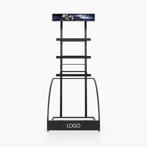 Sang Trọng Năng Lượng Cửa Hàng Hiển Thị Lịch Thi Đấu Đồ Nội Thất Phụ Kiện Kim Loại Giá Tầng Đứng Xe Lốp Kệ Cho 4S Cửa Hàng - Product Image 3