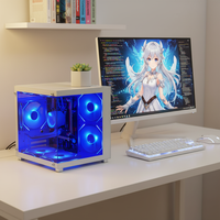 Boîtier PC Gaming Puissant Full Tower ATX, Prise en Charge GPU 420mm & Refroidisseur CPU 165mm, 3 Radiateurs 360mm, USB 3.0 Type-C Frontal, 7 Ventilateurs DE