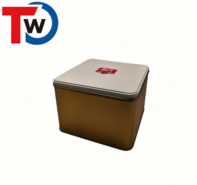Food-grade Square Customizable Mixed-Color Elegant Style Recyclable Guangdong Origin TW Brand Tin Box