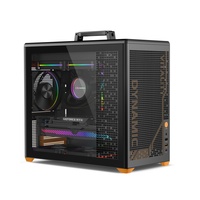 AntarcChill New Style Computer PC Case Micro ATX Table Glass PC Gaming Computer Cabinet Mid Tower Desktop Cases & Towers