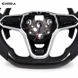 Volant en cuir carbone résistant à l'usure, exclusif, prêt à l'emploi, adapté aux Volkswagen Polo, Golf, Jetta, Passat - Product Image 5
