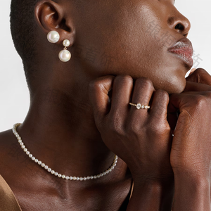 LOZRUNVE Gioielli di Lusso <span class=keywords><strong>Anello</strong></span> a <span class=keywords><strong>Catena</strong></span> in <span class=keywords><strong>Argento</strong></span> <span class=keywords><strong>925</strong></span> con Micro Pavé di Zirconi Cubici alla Moda - Product Image 4