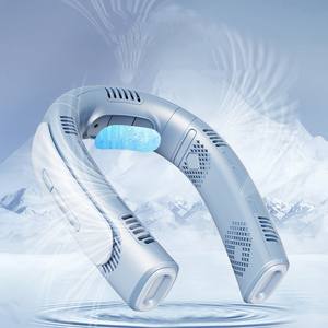 Nuevo ventilador de cuello recargable de 5 núcleos de semiconductores de hielo, mini ventilador eléctrico portátil y portátil para <span class=keywords><strong>coche</strong></span>, <span class=keywords><strong>precio</strong></span> al por mayor - Product Image 2