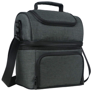 Insulated <b>Lunch</b> Box <b>with</b> <b>Shoulder</b> <b>Strap</b> for Fresh Food & Warmth Oxford Women's Large Insulated Thermal Cooler <b>Bag</b> - Product Image 1