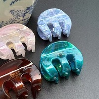 Nouvelle pince à cheveux M Claw en acétate doux, ornée de paillettes, écologique, mignonne, haut de gamme, pour femme, décoration capillaire, mariage, fille