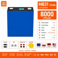 Batería Lifepo4 de 280Ah/314Ah, Celda MB31, Almacenamiento de Energía Solar, Batería de Litio Solar, DDP, Almacén en Polonia, UE