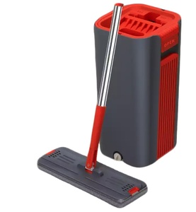 Fregona plana de microfibra Rectangular con cubos, precio barato, de alta calidad, para limpieza de suelos, para el hogar - Product Image 1