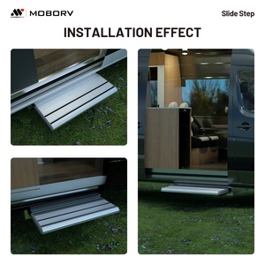 Escalón Automático para Autocaravana MOBORV, Resistente al Agua, Duradero, de Aleación de Aluminio, con un Solo Deslizamiento - Product Image 4