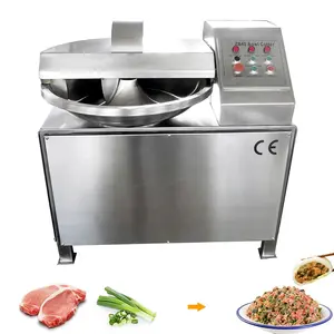 Big Batch Meat Processing Mincing Chopping Sausage Process Chicken Pork Beef Various Meat Sausage Blending Chopping Machine