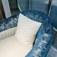 Fauteuil d'appoint en acier inoxydable nordique haut de gamme, meubles de maison, salon moderne de luxe, fauteuils individuels