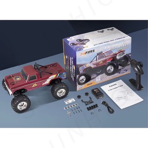 FMS F100 Camion <span class=keywords><strong>RC</strong></span> 1/10 FMT Ford F100 Auto <span class=keywords><strong>RC</strong></span> ad Alta Velocità Professionale con Ruote Grandi Veicolo Fuoristrada Telecomandato per <span class=keywords><strong>Drift</strong></span> - Product Image 3