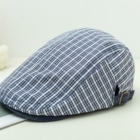Gorro Plano de Algodón Cálido para Mujer, Estilo Ivy Newsboy, Color Sólido, para Otoño e Invierno, Ideal para Viajes, Compras y Desplazamientos