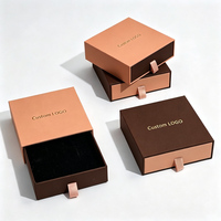 Boîte à tiroir personnalisée avec impression, estampage à chaud, emballage rigide en carton, boîte cadeau coulissante de luxe