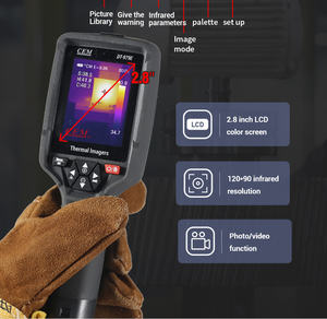 CEM DT-979E WIFI 120X90 25Hz 2,8 Zoll Wärmebildkamera Thermische Bildgebung - Product Image 4