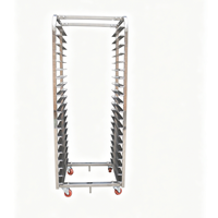 Chariot de refroidissement pour boulangerie, en aluminium et acier inoxydable 304 316, personnalisé, pour cuisine commerciale, chariot à pain, chariot à plateau