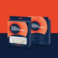 Boîte d'emballage universelle Hez pour écouteurs tour de cou, pour le sport, boîte en papier pour écouteurs magnétiques S6 à grand haut-parleur, à porter autour du cou