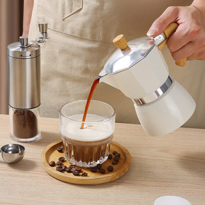 Coffret Cadeau Premium 7 Pièces pour Cafetière Moka avec Logo Personnalisable, Ensemble <span class=keywords><strong>de</strong></span> Machine à <span class=keywords><strong>Café</strong></span> avec Plaque Chauffante Électrique et Moulin à <span class=keywords><strong>Café</strong></span> pour Utilisation Mondiale - Product Image 3