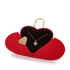 Caja de Joyería Creativa para el Día de San Valentín, Caja de Almacenamiento de Joyería Portátil, Caja de Joyería con Cerradura - Product Image 1