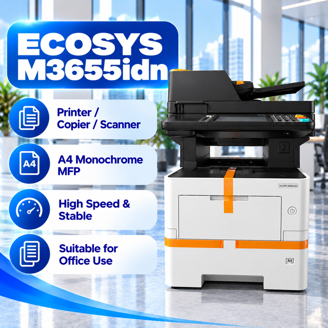 Refurbish ECOSYS M3645idn M3655idn for  Imprimante Laser Printer Machine A4 Paper P3045 P3055