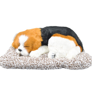 Coussin en peluche en forme de chien simulé, décoration de console centrale de voiture, jouet en fourrure artificielle douce pour la décoration intérieure du véhicule - Product Image 5