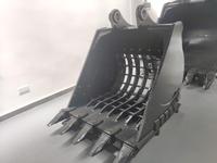 Godet squelette personnalisé pour excavatrice 25-30 tonnes, 1,2 m³ DH300 R300 pour la séparation de pierres et de terre, le tri des déchets de construction
