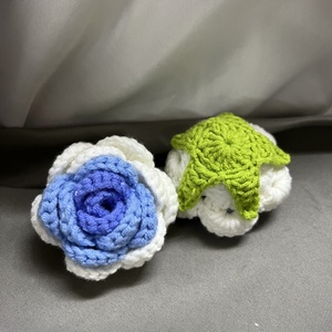 Fleurs tricotées personnalisées créatives, motifs de Noël, décorations artisanales au crochet pour la maison - Product Image 6