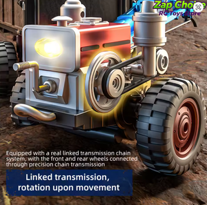 JJRC C8836 1/12 4WD Tractor RC Totalmente Proporcional 2.4G con Humo, Luces LED y Sonido, RTR 3.7V 500mAh, Vehículo Agrícola Retro, Juguete de Regalo para Adultos - Product Image 2