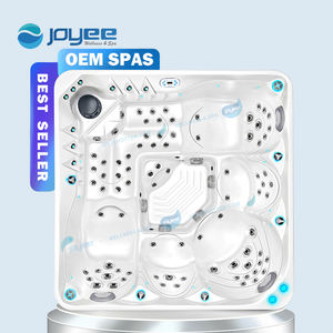 JOYEE-Bain tourbillon acrylique pour 5 personnes, piscine, massage extérieur, bain à remous, <span class=keywords><strong>balboa</strong></span>, jets à bulles d'air, <span class=keywords><strong>jaccuzi</strong></span>, couverture, oreillers, télévision, musique - Product Image 3