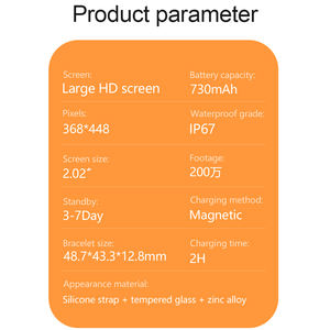 Nuevo Reloj Inteligente 4G con Pantalla HD de 2.02 Pulgadas, Videollamadas, Resistente al Agua IP67, 64 GB, GPS, Rastreador de Actividad Física, Brújula, Esfera Personalizable para Hombres y Estudiantes, con SIM - Product Image 2