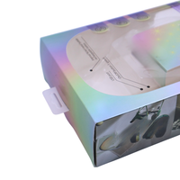 Caja de embalaje de cartón blanco personalizada Cajas de papel de laminación mate para productos electrónicos Auriculares Cable DE DATOS USB Accesorios