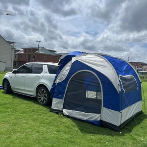Carpa trasera para coche, para 4-5 personas, de tela Oxford, impermeable, tipo extendido, para SUV, camping y viajes. - Product Image 2