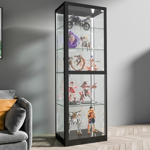 Trang trí nội thất lưu trữ Kệ sideboards nhà Thanh kính hiển thị tủ con số đồ chơi giới thiệu và hiển thị các trường hợp với ánh sáng dẫn - Product Image 2