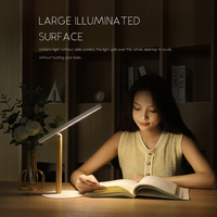 Lampe de bureau LED moderne et créative, rechargeable USB, à intensité variable, pour chevet, chambre et maison, vente en gros