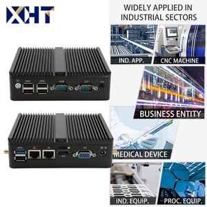 Mini <span class=keywords><strong>PC</strong></span> industriel Intel J1900 8 Go de RAM DDR3 128 Go de SSD Windows/Linux Double LAN Double RAM DDR3 Prix bas Processeur Quad Core AU/CN - Product Image 1