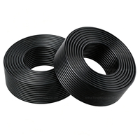 Câble électrique en cuivre RVV 5 conducteurs en PVC, câble flexible pour le câblage des centrales électriques, 5x4mm2 noir