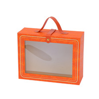 Boîte cadeau carrée semi-transparente écologique et recyclable Evergreenwrap, vente en gros, boîte pour fiançailles et mariage
