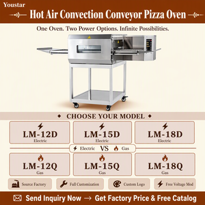 Horno de Pizza de Banda Transportadora a Gas de Alta Calidad para Panadería y <span class=keywords><strong>Restaurante</strong></span>, <span class=keywords><strong>Nuevo</strong></span> con 1 <span class=keywords><strong>Año</strong></span> de Garantía - Product Image 2
