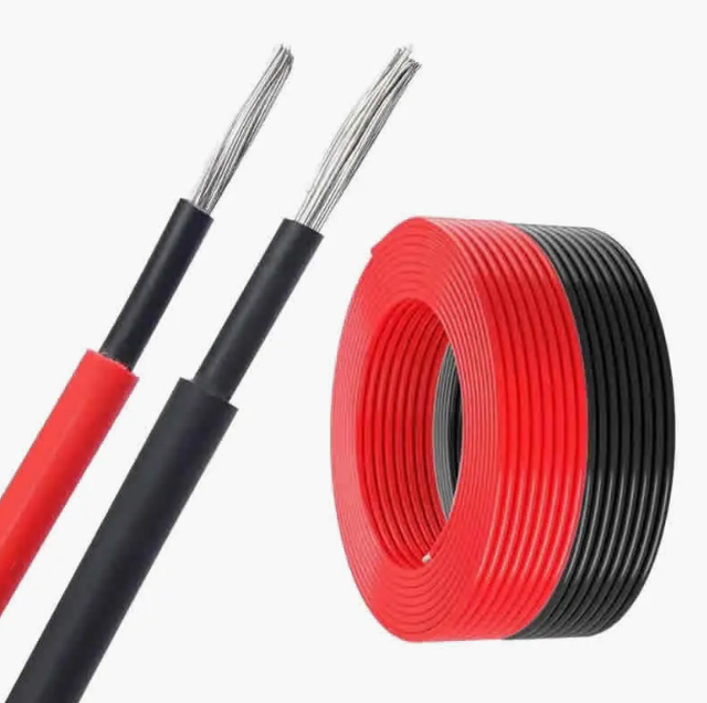 TUV Certified PV1-F Flexible Solar Wire  Tinned Copper XLPE Cable for Solar Panels