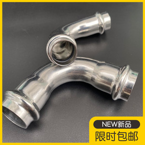 ข้อต่อท่อสแตนเลส 304 แบบข้อศอกคู่ 90 องศา ผนังบาง สำหรับเชื่อมต่อท่อน้ำ - Product Image 5